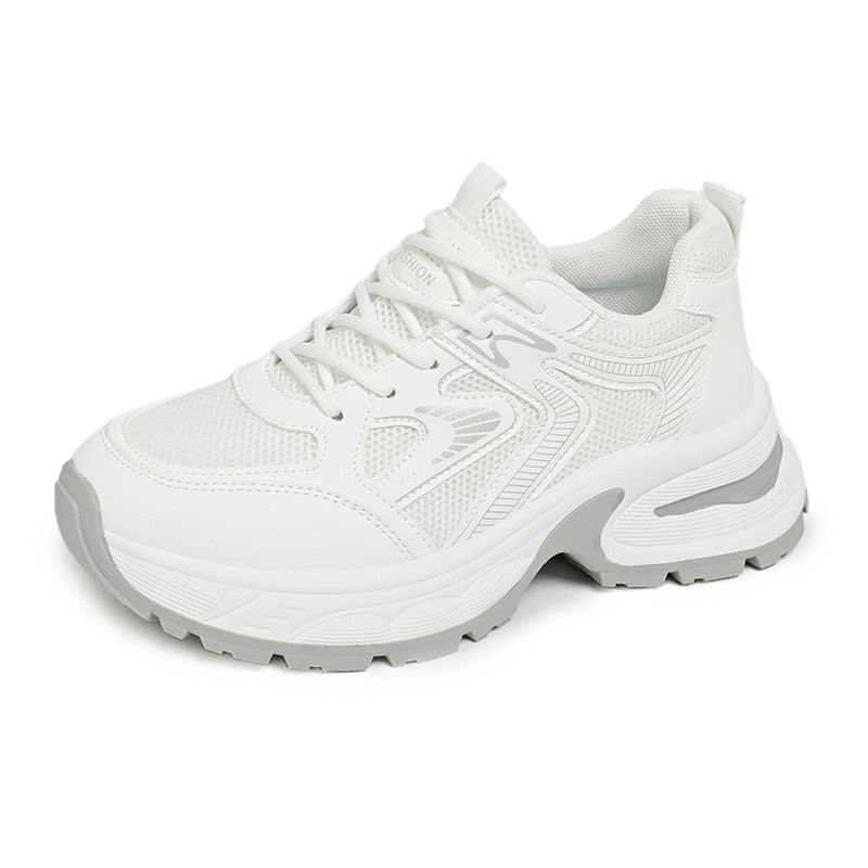 Women's Breathable Sport Sneakers with Cushioning Sole and Non-slip Tread
