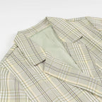 Women's Elegant Plaid Blazer Jacket