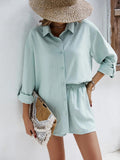 Women's Casual Short-Sleeve Jumpsuit