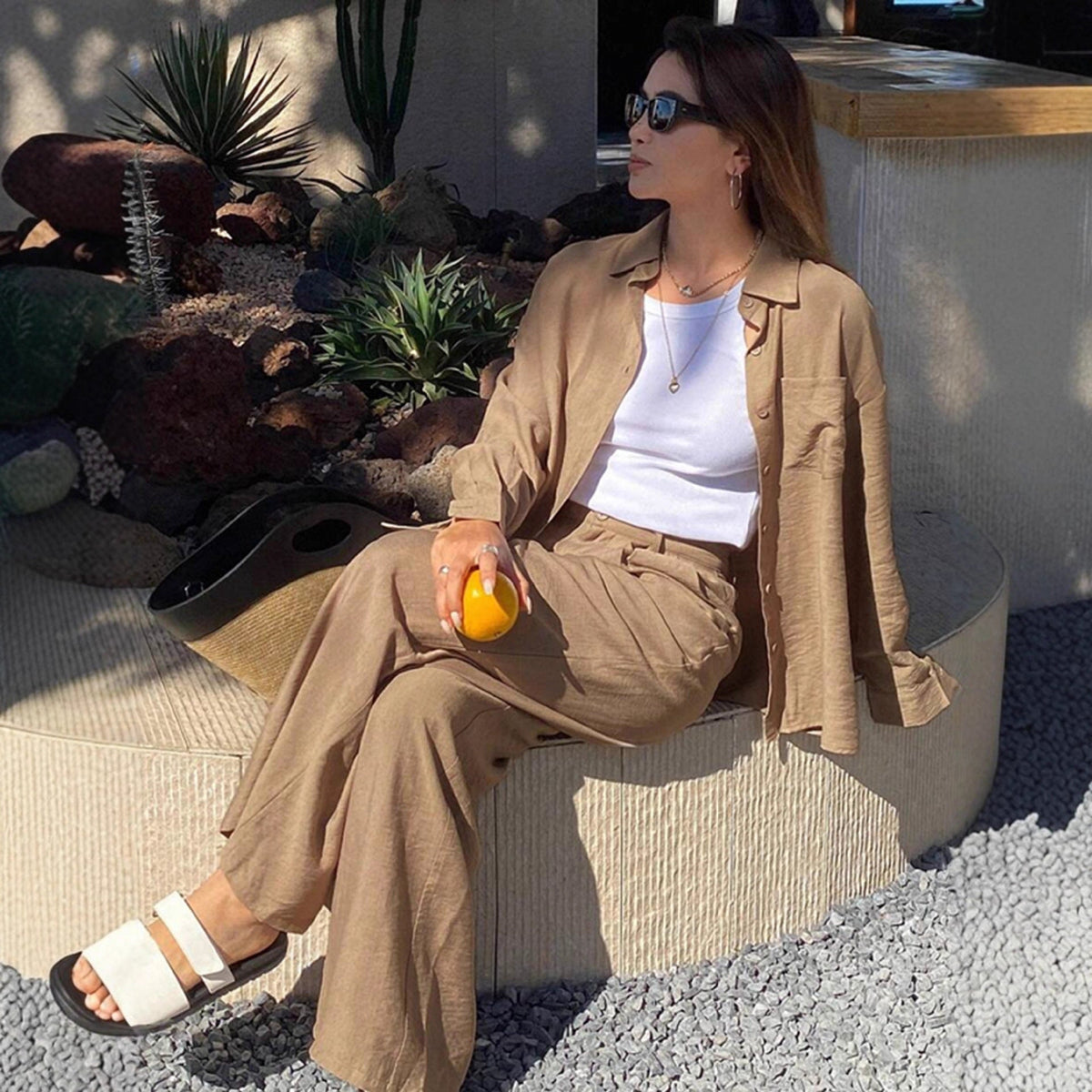 Women's Sporty Elegant Two-Piece Jogging Set