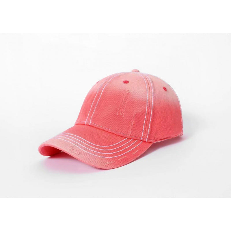 Men's Classic Distressed Cotton Baseball Cap
