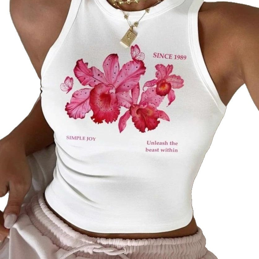 Cherry Print Tank Top