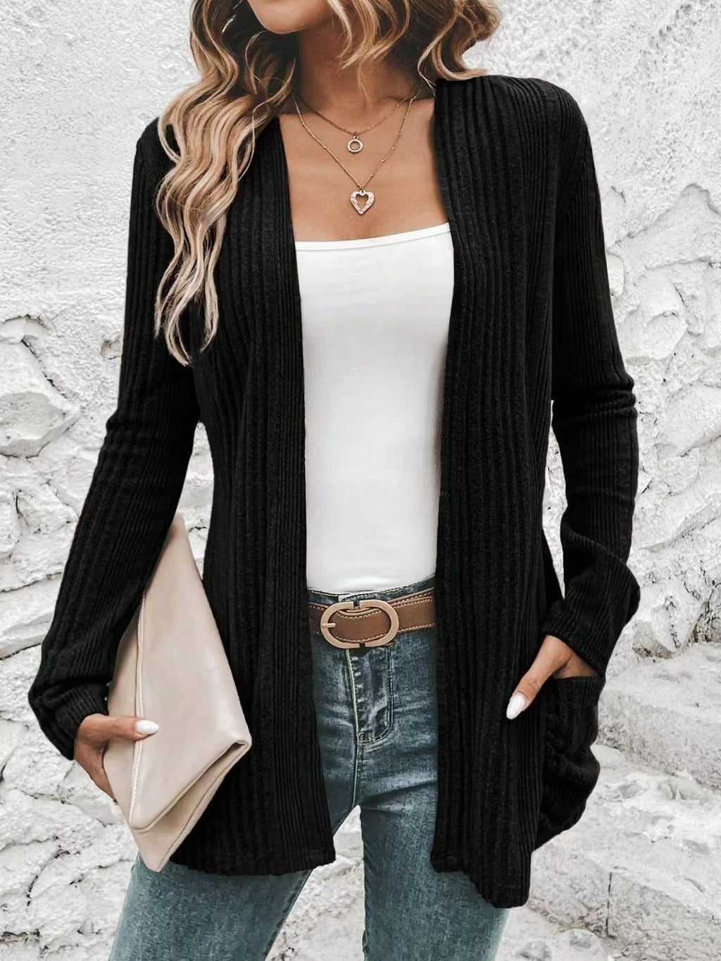 Casual Knit Coat