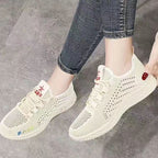 Women's Breathable Casual Sneakers with Flexible Knit Upper
