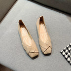 Women's Ballet Flats with Elegant Cross-Strap Design