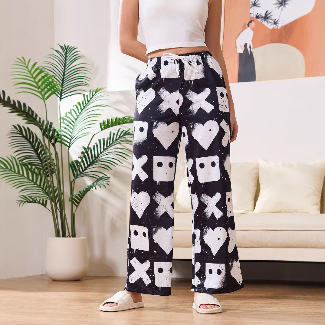 Women's Casual Pants with Creative Patterns