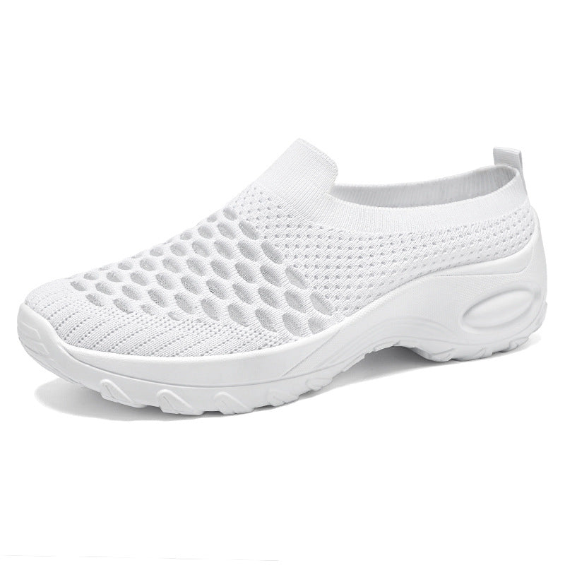 Women's Breathable Slip-On Sneakers with Flexible Sole