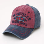 Men's Vintage-Inspired Distressed Baseball Cap