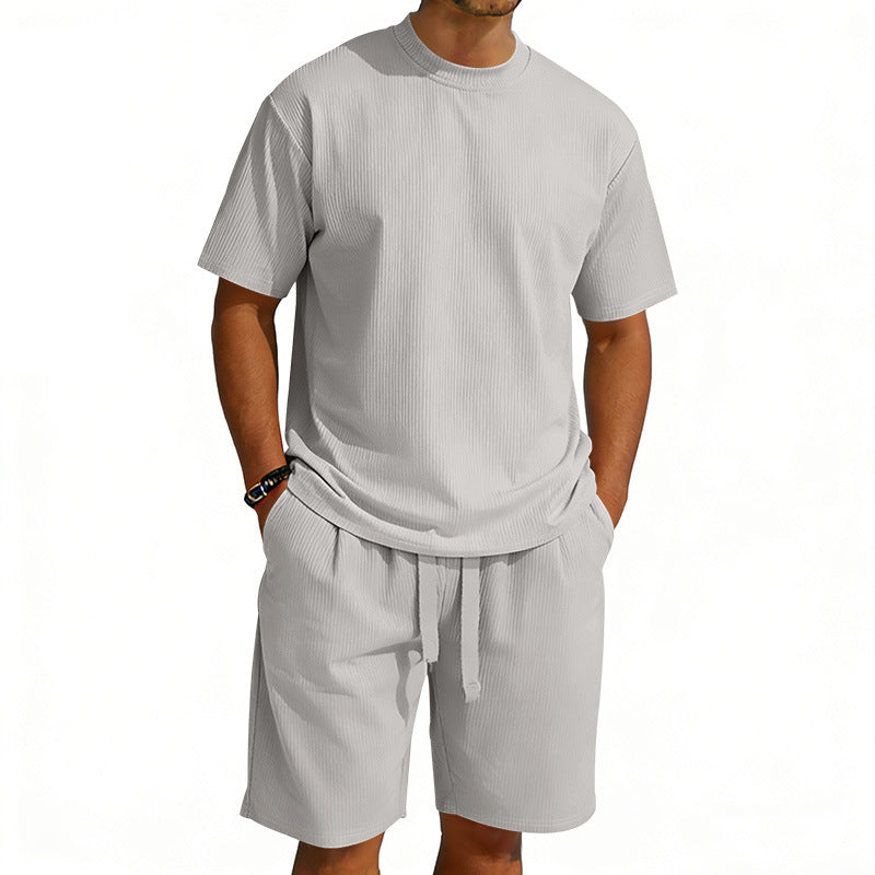 Men's Short-Sleeve Shirt and Bermuda Combination