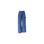 Women's Cargo Jeans with Wide Cut