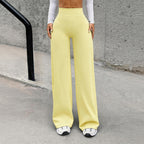 Women's High-Waisted Shaping Lounge Pants with Wide Flares