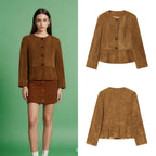 Women's Elegant Velour Jacket