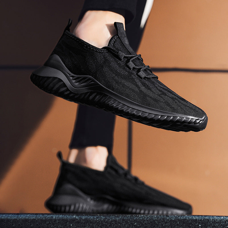 Women's Breathable Elastic Sneakers with Innovative Lacing