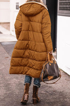 Women's Lined Parka with Hood and Casual Cut