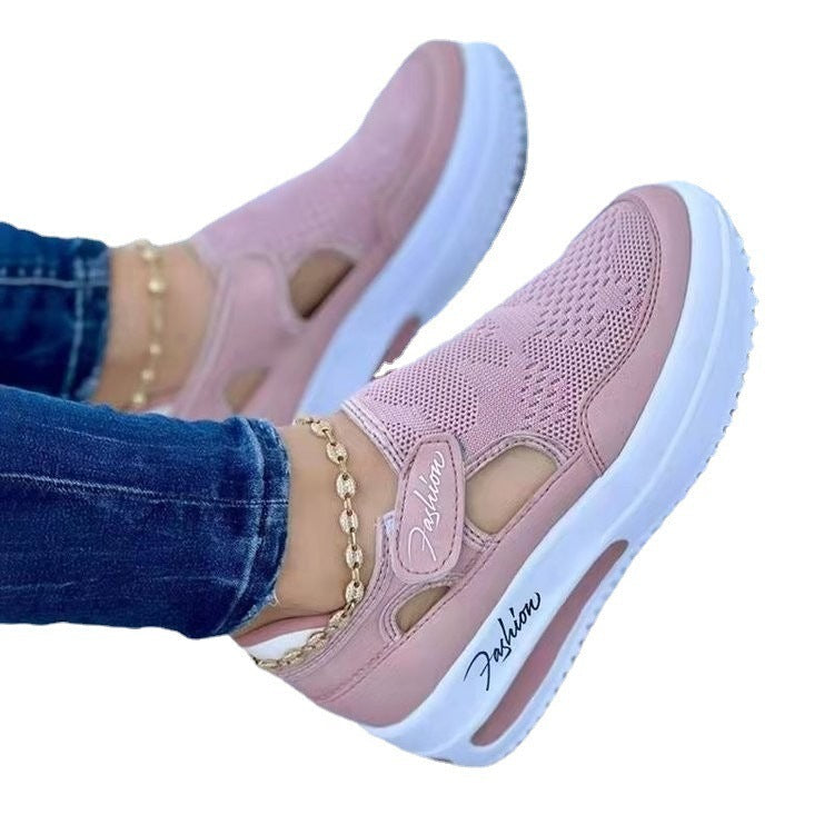 Women's Breathable Sneakers with Elastic Removable Insole
