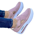 Women's Breathable Sneakers with Elastic Removable Insole