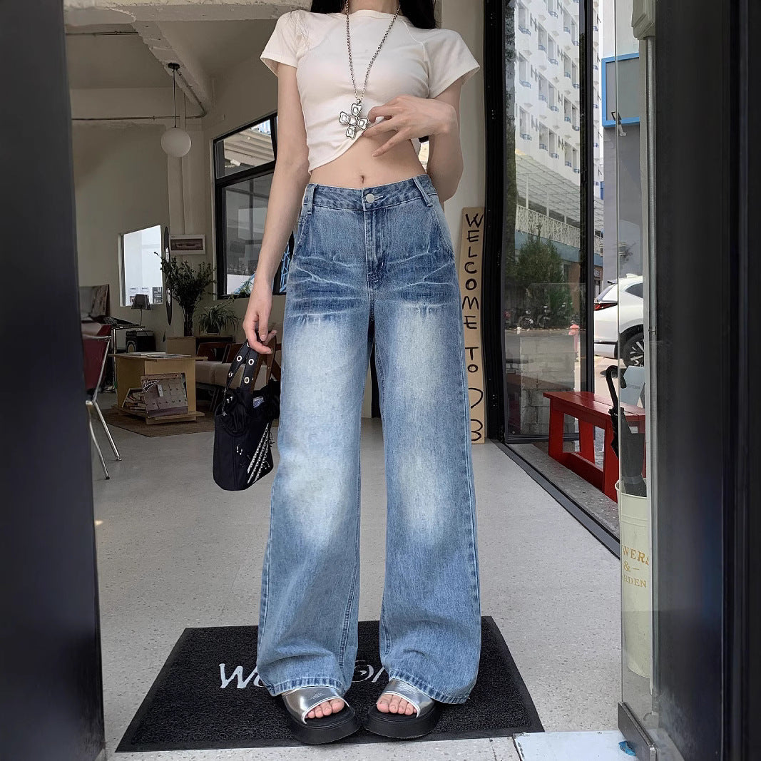 Women's High-Waisted Flared Jeans