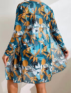 Women's Swimwear with Floral Cover-Up