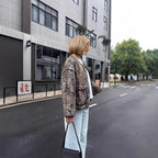 Women's Attractive Jacket in Trendy Leopard Print