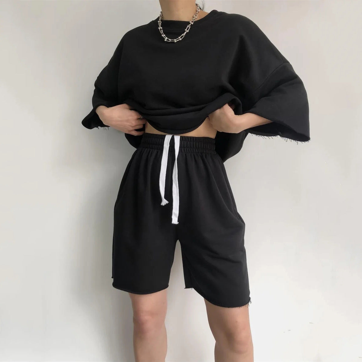 Women's Comfortable Sweat Loungewear Set