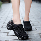 Women's Breathable Clogs with Elastic Comfort and Non-Slip Sole