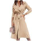 Elegant Trench Coat with Feminine Silhouette