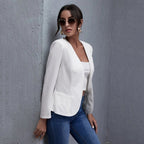 Women's Elegant Blazer with Pockets