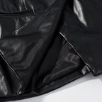 Elegant Faux Leather Jacket