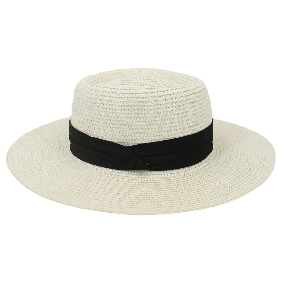 Breathable Sun Straw Boater Hat