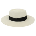 Breathable Sun Straw Boater Hat