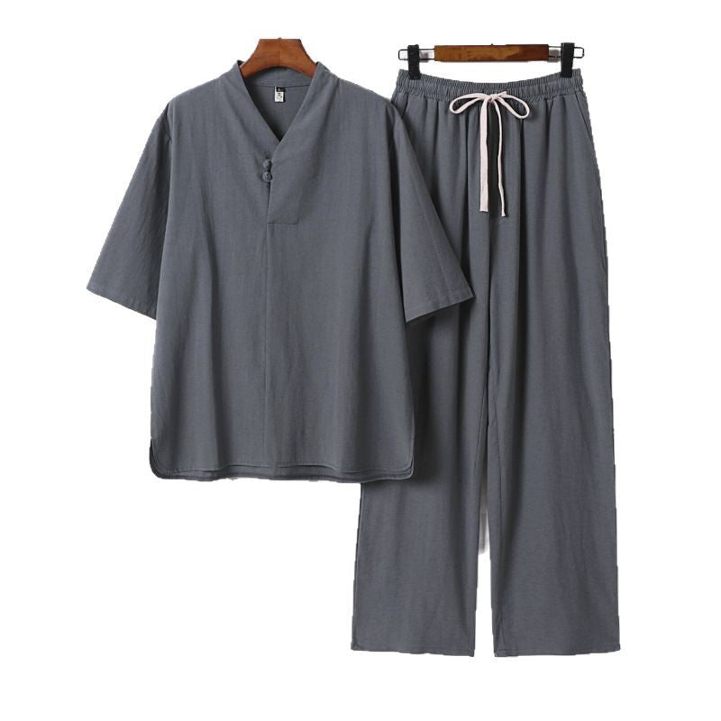 Men's Two-Piece Lightweight Loungewear Set
