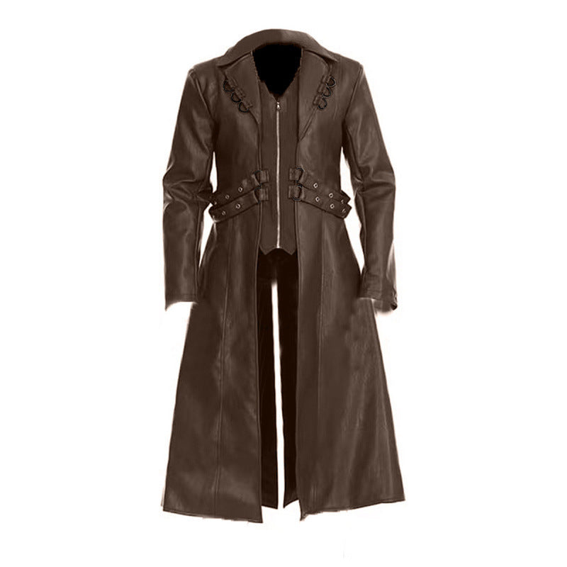 Elegant Jacket with Decorative Buckles