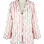 Women's Fluffy Faux Fur Jacket with Long Cut and Loose Design
