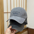 Men's Vintage-Inspired Distressed Baseball Cap