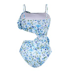 Women's Swimsuit with Charming Cut-Out Design and Overlapping Neckline