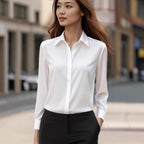 Classic Women's Long-Sleeve Blouse