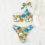 Women's Floral Asymmetrical Bikini