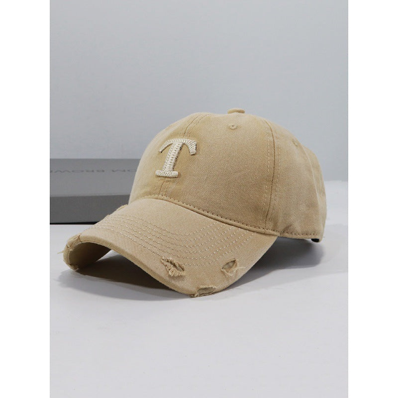 Men's Distressed Denim Cap