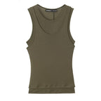 Women's Sleeveless Tank Top in High-Quality Stretch Fabric