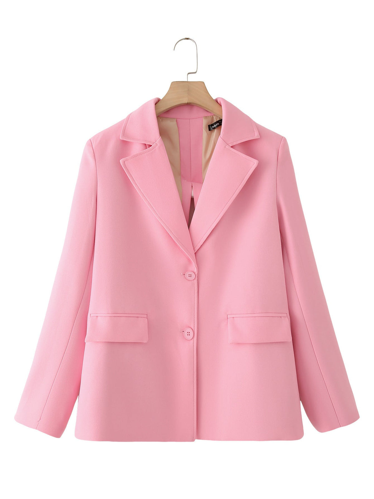 Women's Blazer and Shorts Set with Pockets
