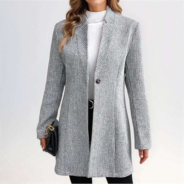 Women's Elegant Textured Blazer