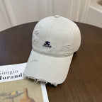 Men's Distressed Casual Baseball Cap