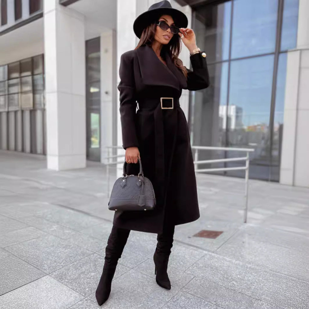 Elegant Trench Coat with Belt