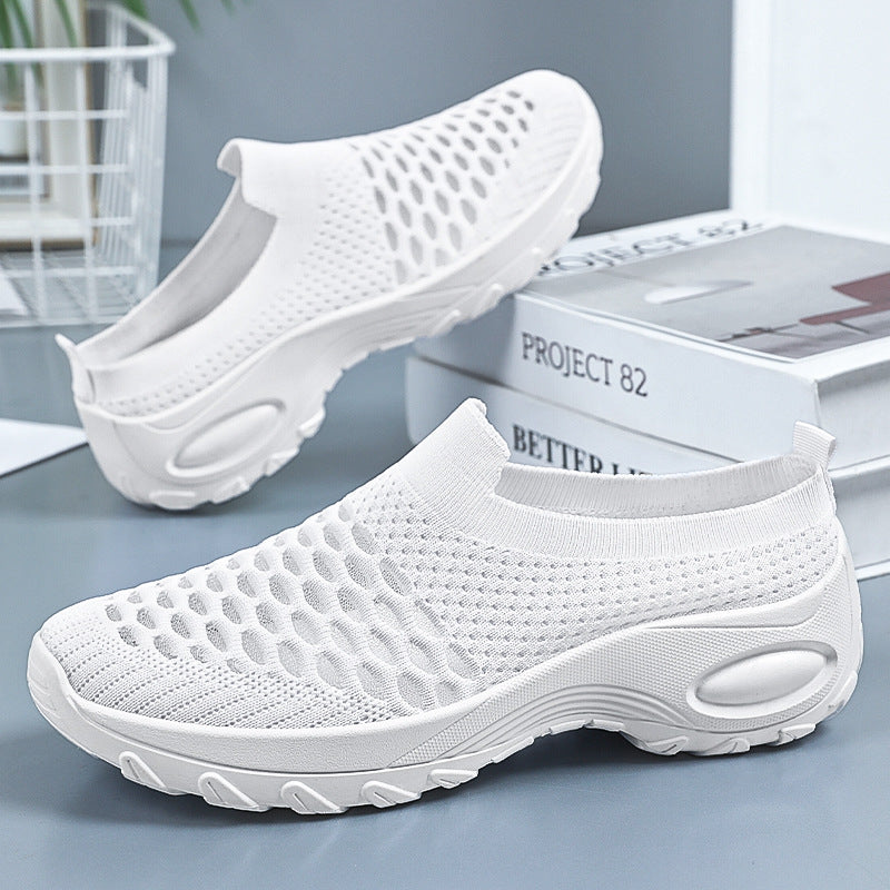 Women's Breathable Slip-On Sneakers with Flexible Sole