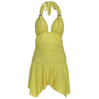 Women's Swimsuit with Elegant Wrap Design and Sophisticated Ruching
