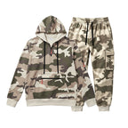 Men's Camouflage Hoodie and Jogger Set