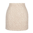 Women's Fashionable Mini Skirt with Animal Print