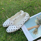 Women's Ballet Flats with Bow Detail
