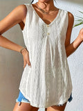 Women's Elegant Long-Sleeve Blouse with Textured Surface and Button Detail