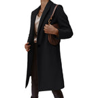 Women's Elegant Slim-Fit Wool Coat